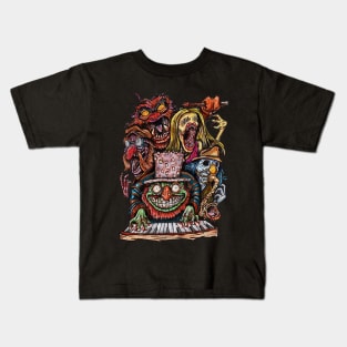 Mr Teeth & Lightning Chaos Muppet Parody HORROR Kids T-Shirt